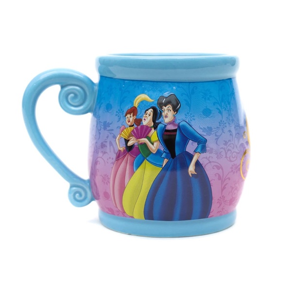 Disney Princess Stories Series Cinderella Ceramic Relief Mug 19oz - Picture 2 of 4